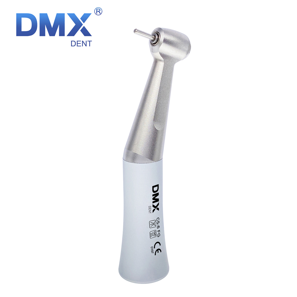 DMXDENT C5-6FG Dental Contra Angle Low Speed Handpiece 1:1 Direct Drive 1.6mm FG Burs