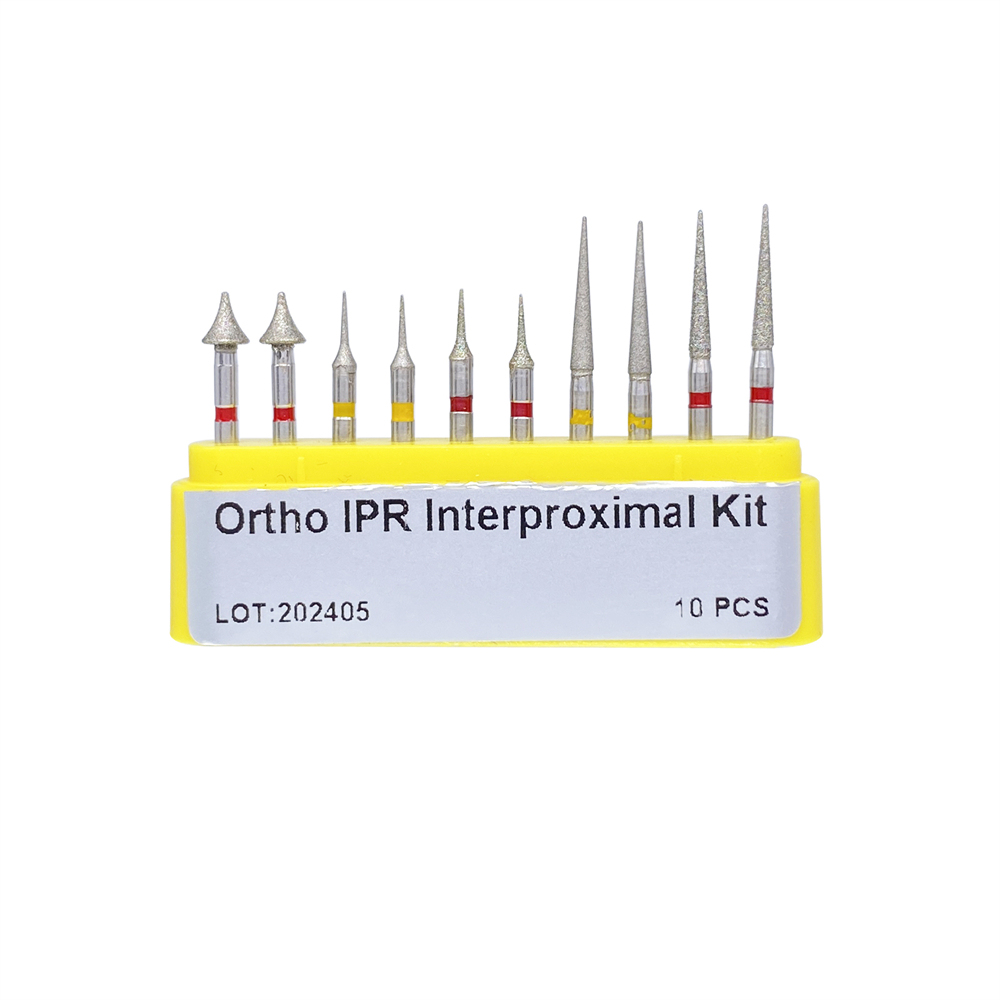 Set of 10 Ortho IPR Kit Interproximal Enamel Reduction FG Dental Diamond Burs