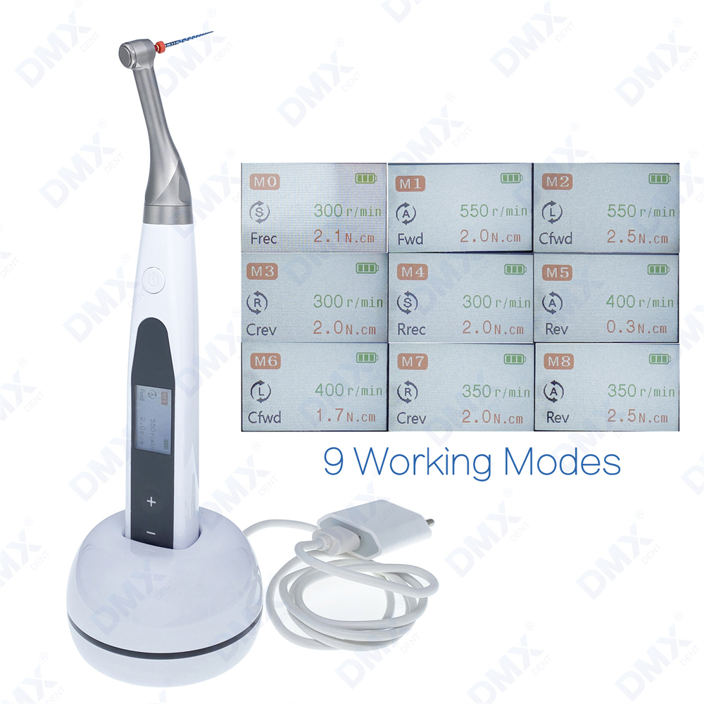 Dental Wireless Endo Motor 16:1 Contra Angle Endodontic Root Canal Treatment