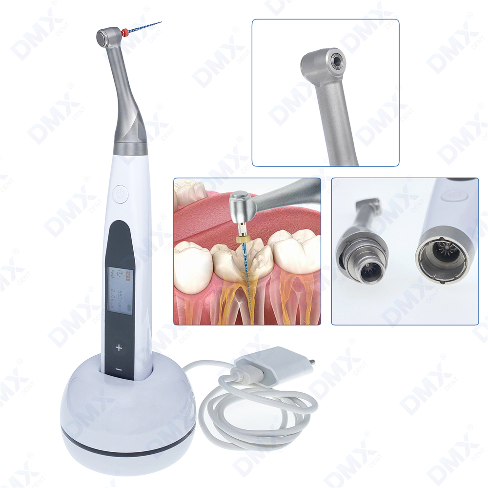 Dental Wireless Endo Motor 16:1 Contra Angle Endodontic Root Canal Treatment