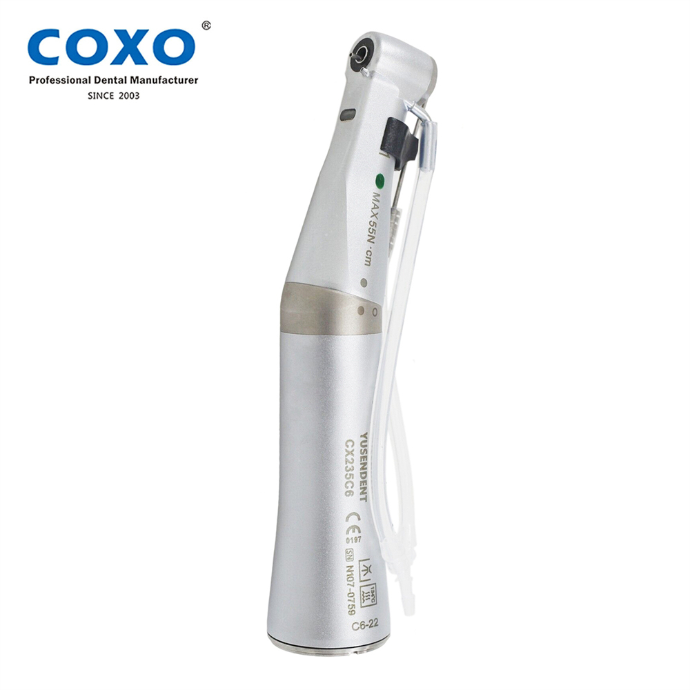 COXO Dental CX235C6-22 Handpiece Low Speed Implant Surgical Contra Angle 20:1