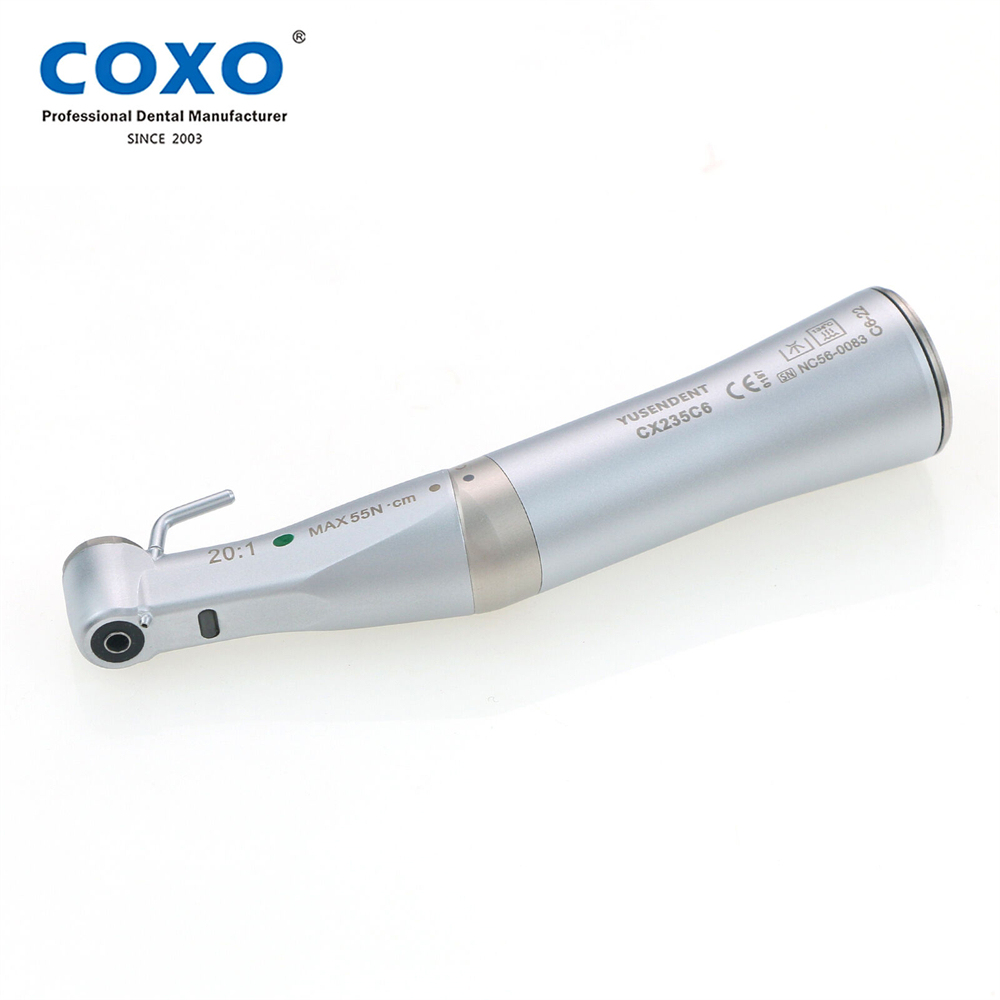 COXO Dental CX235C6-22 Handpiece Low Speed Implant Surgical Contra Angle 20:1