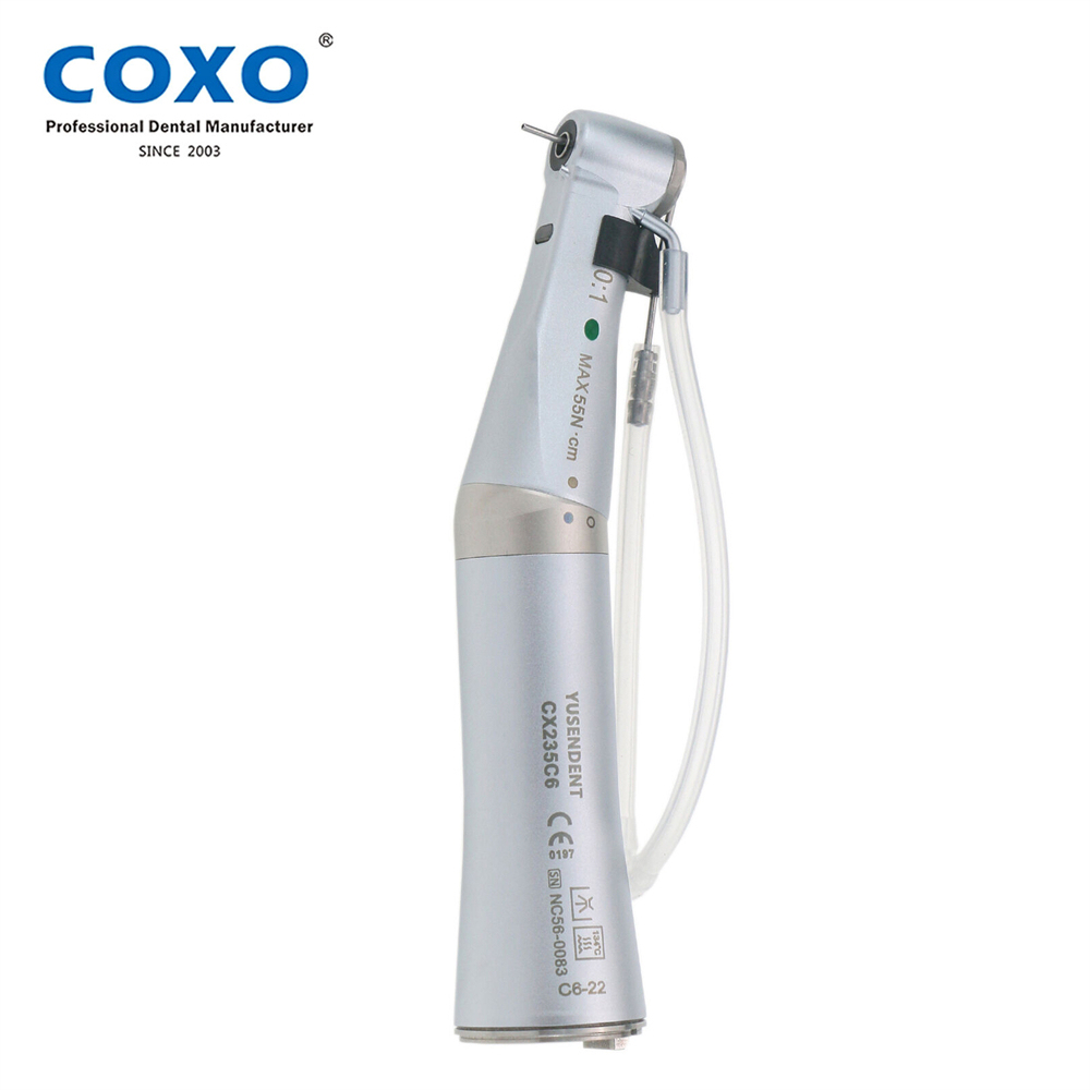 COXO Dental CX235C6-22 Handpiece Low Speed Implant Surgical Contra Angle 20:1