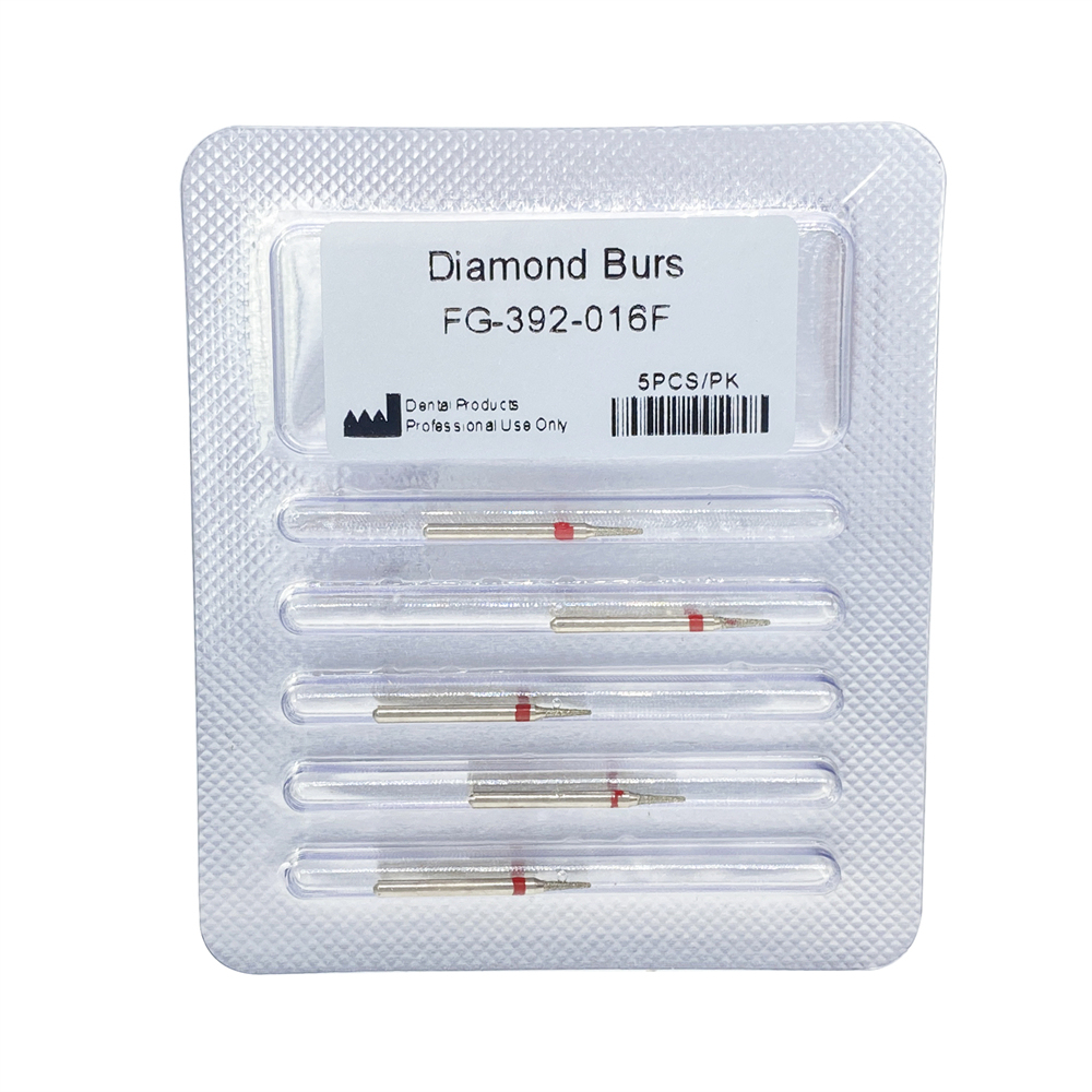 C20NF Crosstech High Speed Diamond Dental Mosquito Bur Fine 392-016 5/pk