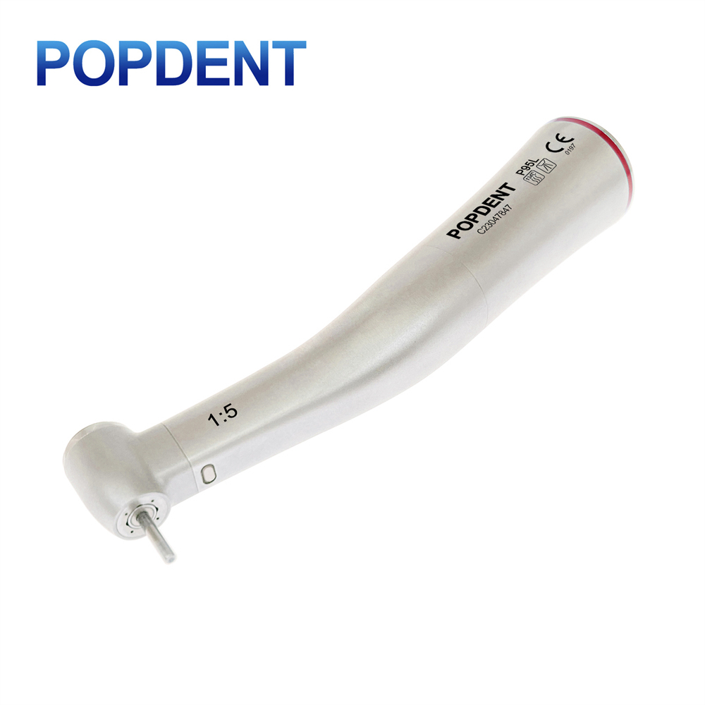 POPDENT P95L Dental 1:5 Increasing Contra Angle LED Handpiece Fit NSK Electric Motor