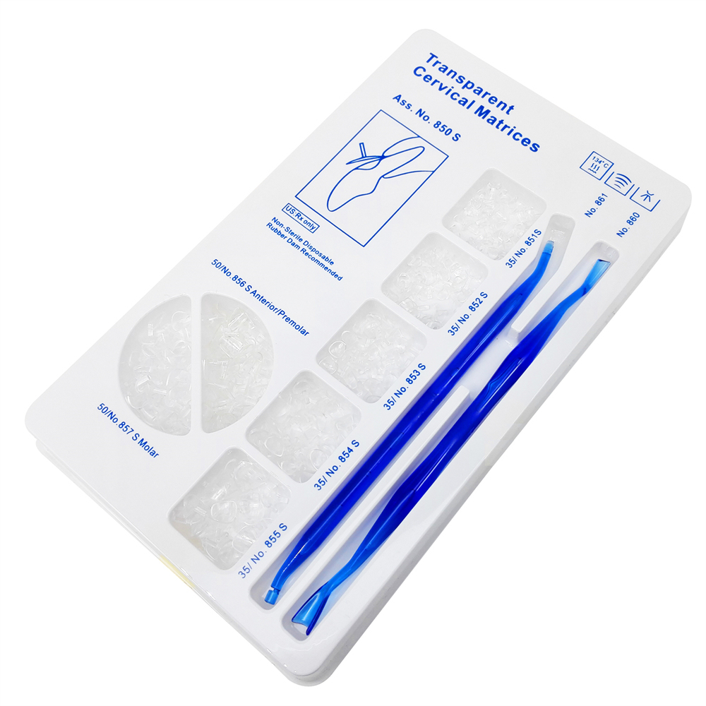Dental Transparent Cervical Matrices Composite Gingival Retractor Clear Matrix
