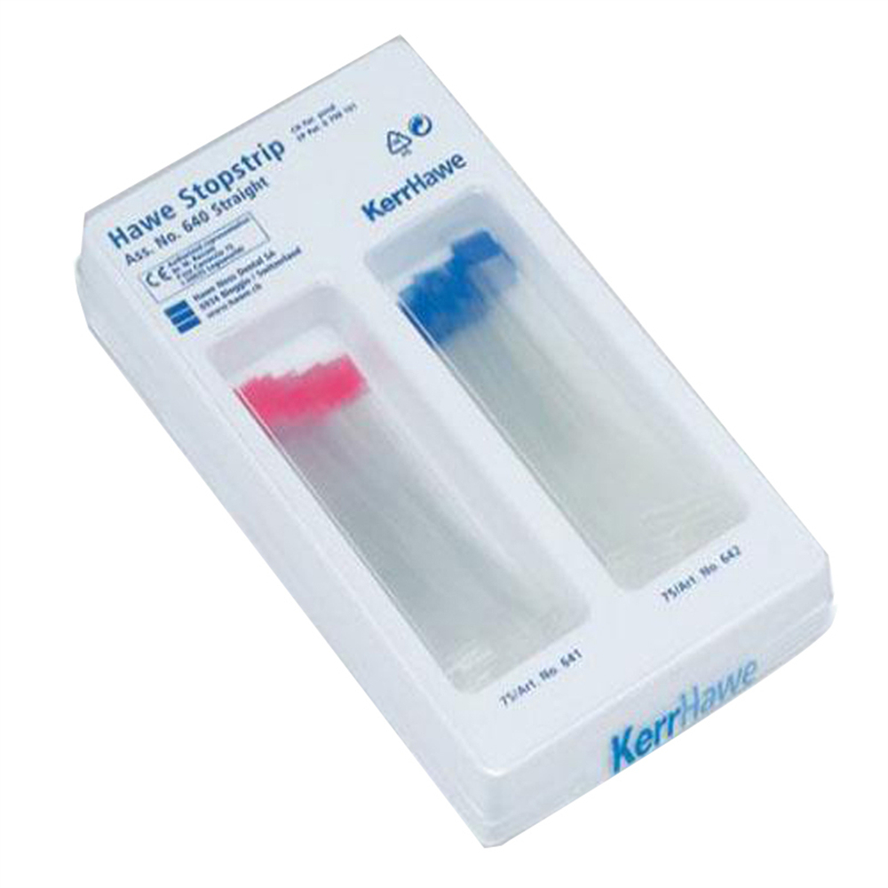 Hawe Stopstrip Straight (assortment) No. 640 Front Teeth Forming Set