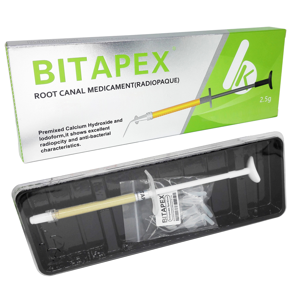 BITAPEX Dental Root Canal Medicament RADIOPAQUE Premixed Calcium Hydroxide 2.5g