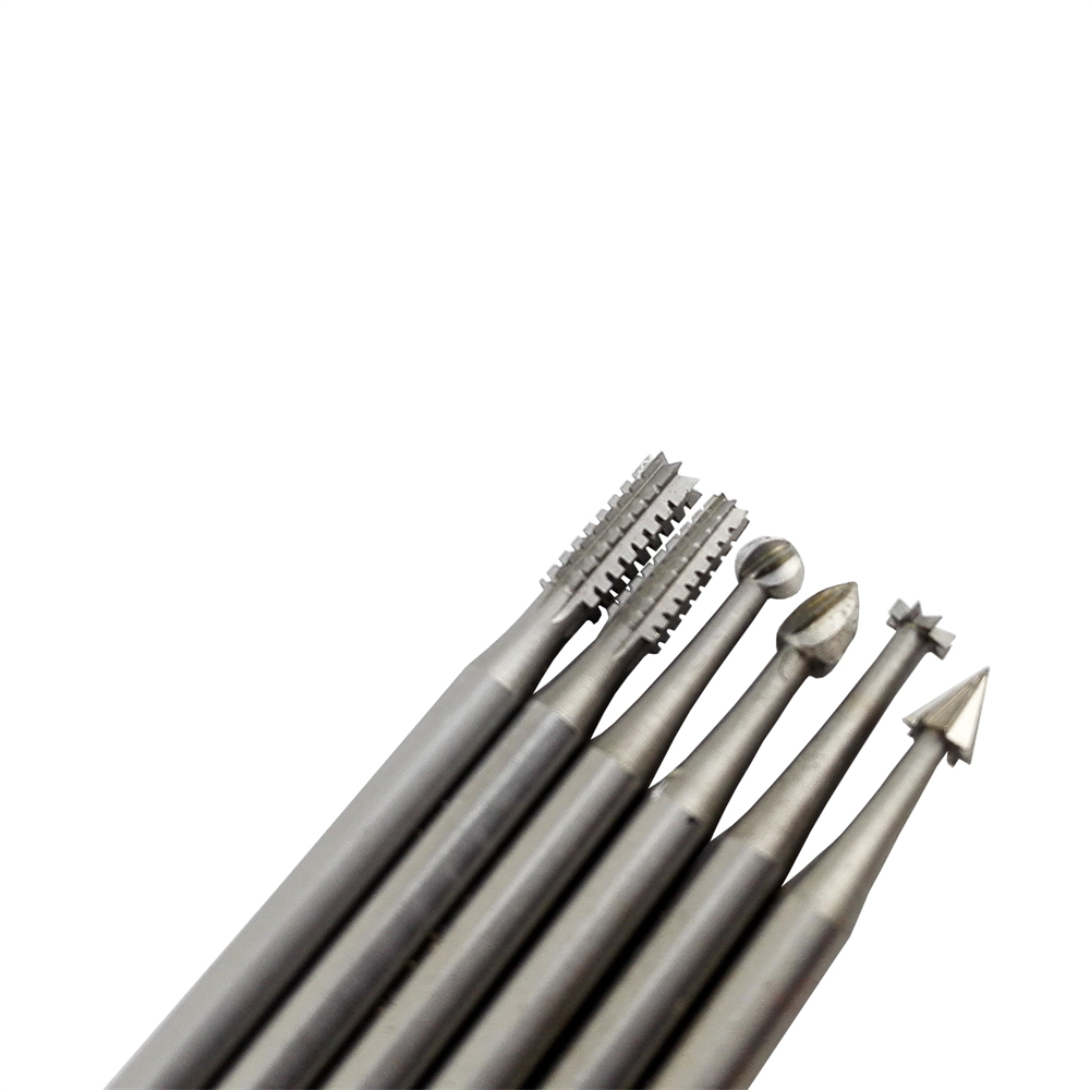 6pcs/box 2.35mm Dental Tungsten Steel Engraving Knife Wood Milling Cutter For Clinic Lab
