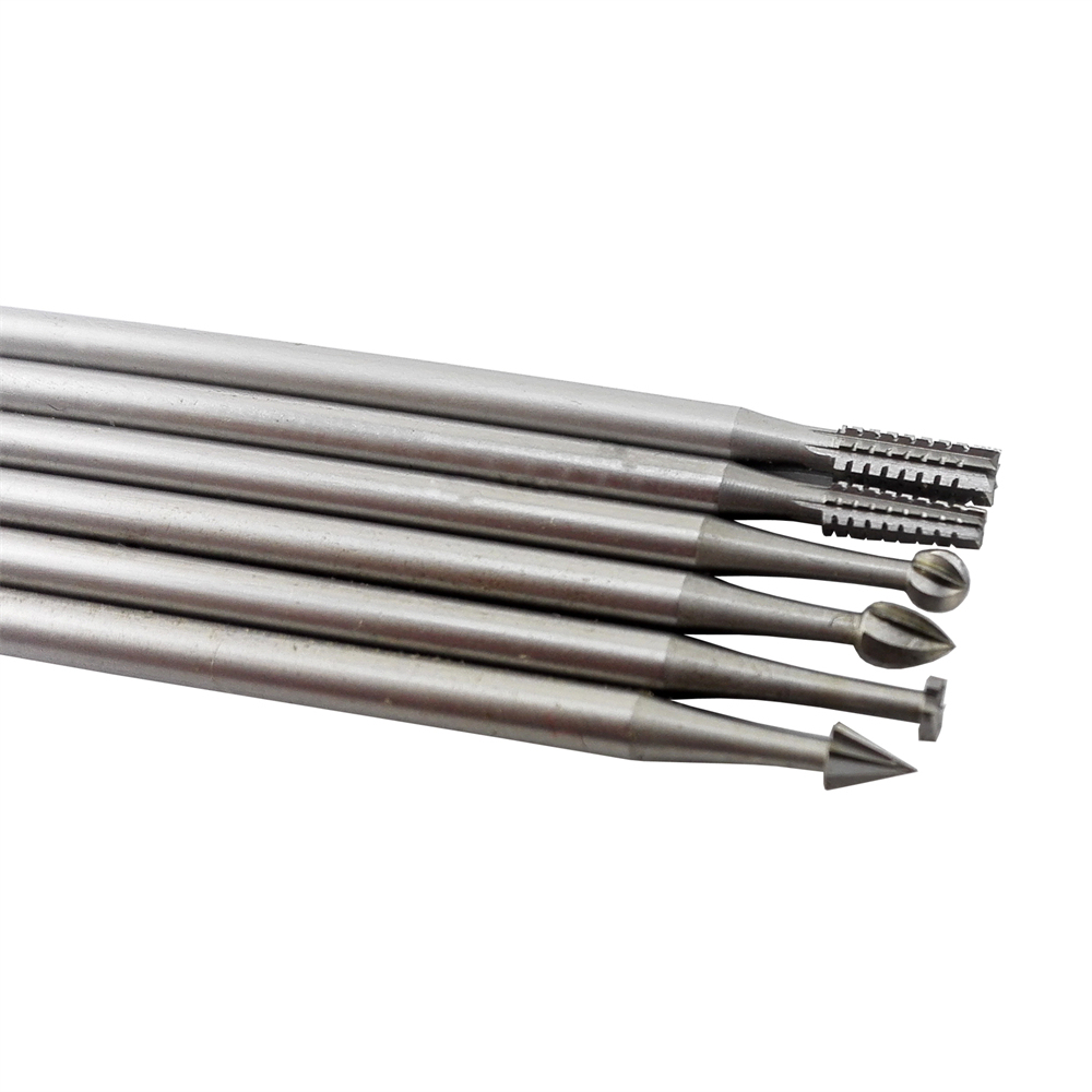 6pcs/box 2.35mm Dental Tungsten Steel Engraving Knife Wood Milling Cutter For Clinic Lab