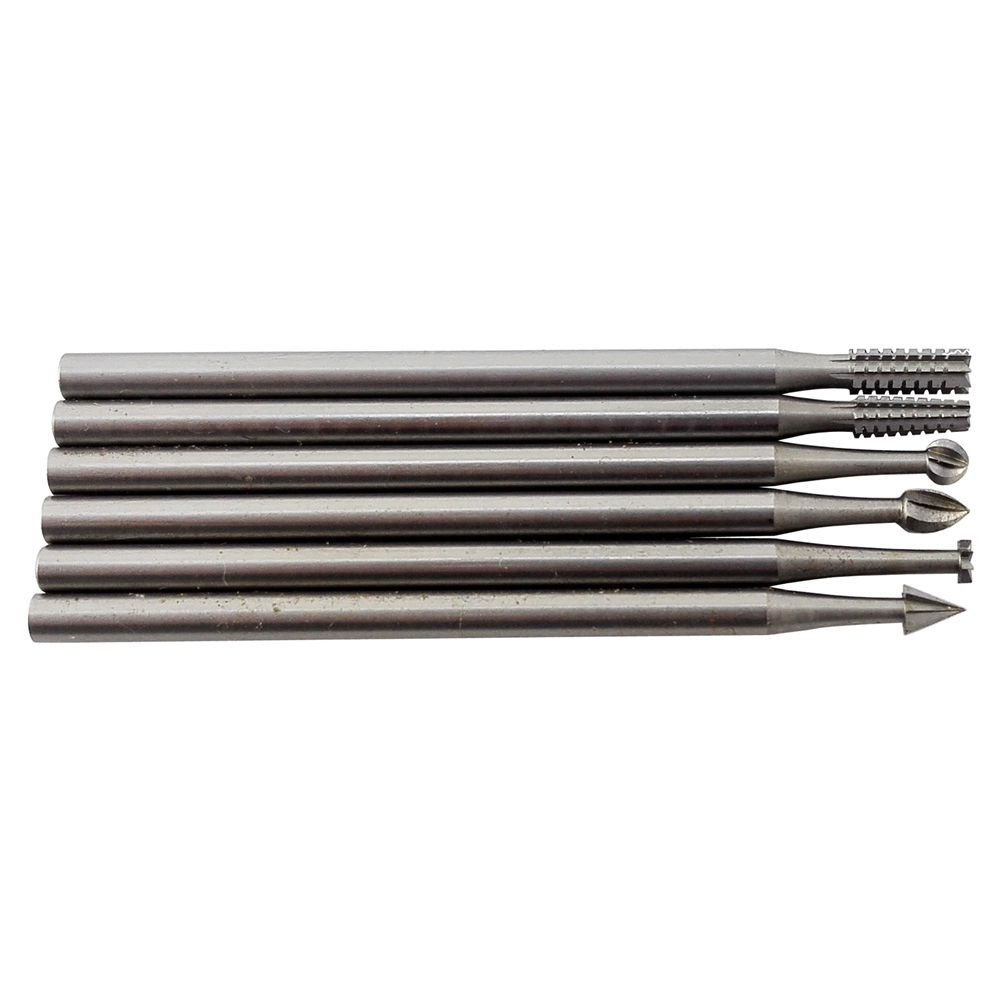 6pcs/box 2.35mm Dental Tungsten Steel Engraving Knife Wood Milling Cutter For Clinic Lab