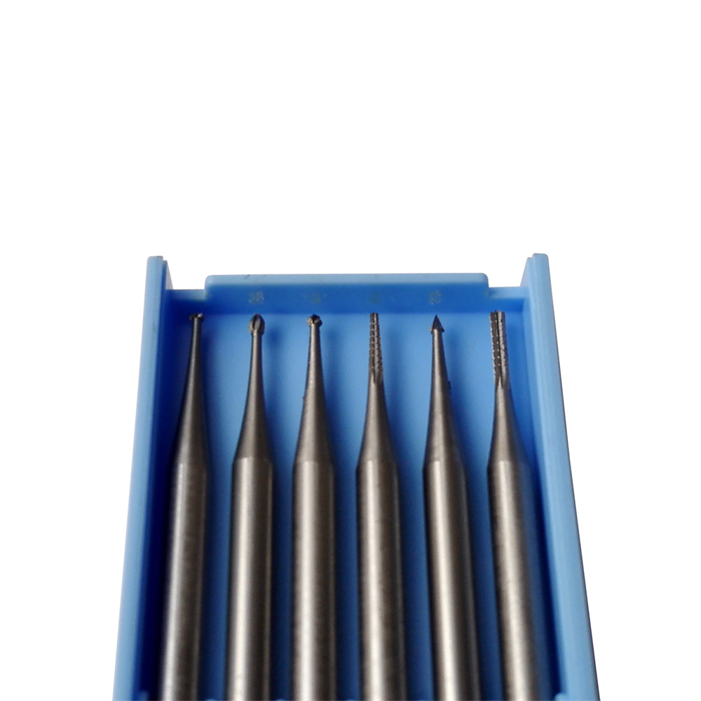 6pcs/box 2.35mm Dental Tungsten Steel Engraving Knife Wood Milling Cutter For Clinic Lab