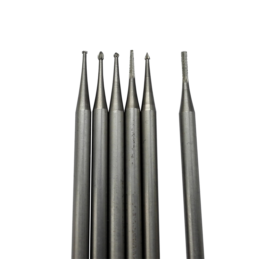 6pcs/box 2.35mm Dental Tungsten Steel Engraving Knife Wood Milling Cutter For Clinic Lab