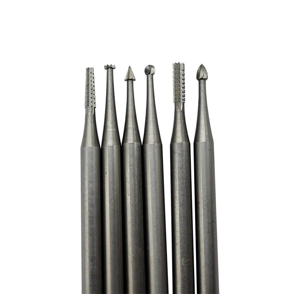 6pcs/box 2.35mm Dental Tungsten Steel Engraving Knife Wood Milling Cutter For Clinic Lab