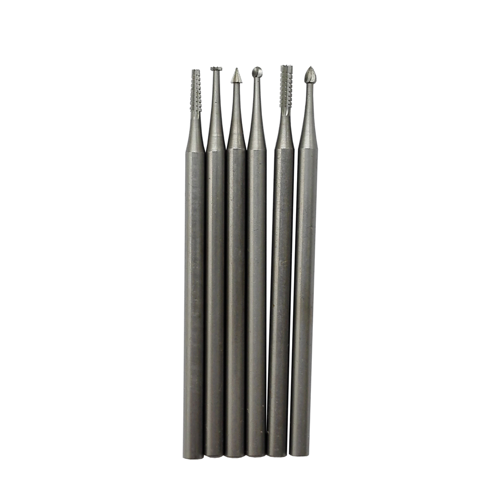 6pcs/box 2.35mm Dental Tungsten Steel Engraving Knife Wood Milling Cutter For Clinic Lab