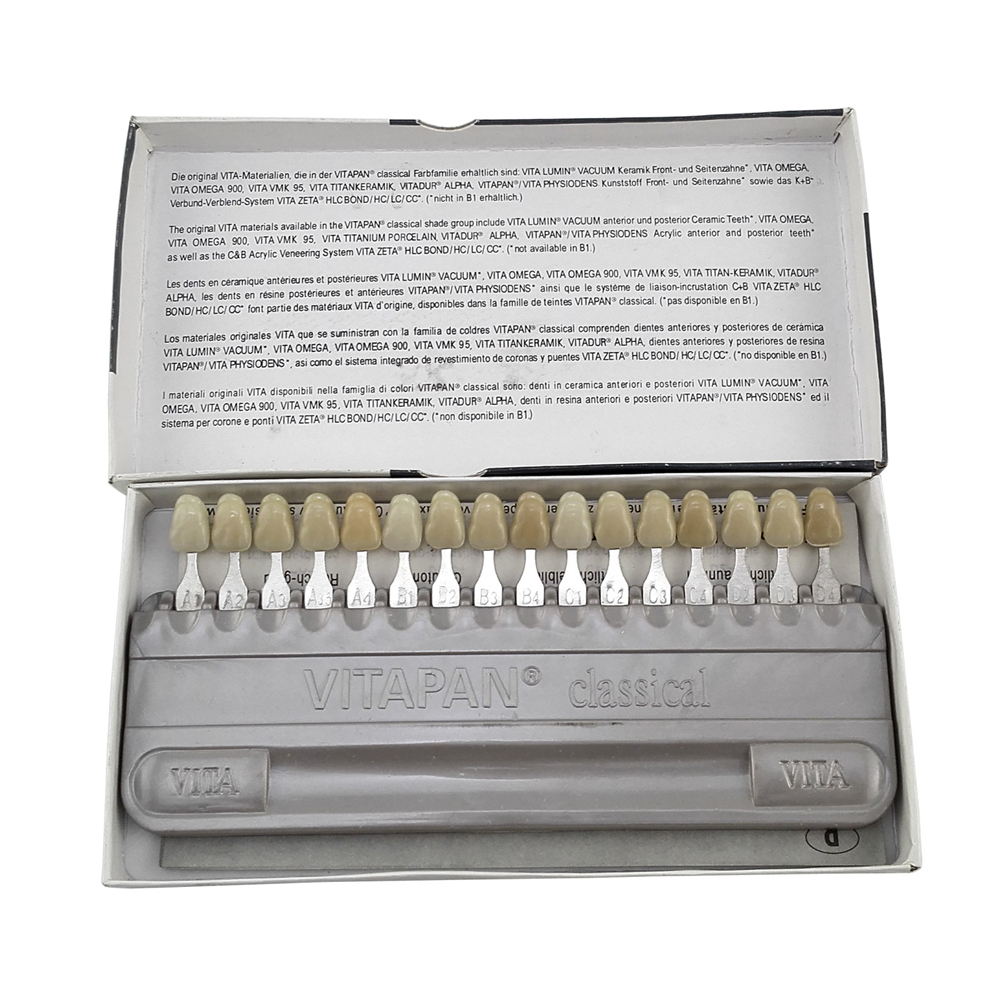 A1 D4 16 Colors Durable Porcelain Teeth Dental Materials FIT VITA Classical Shade Guide