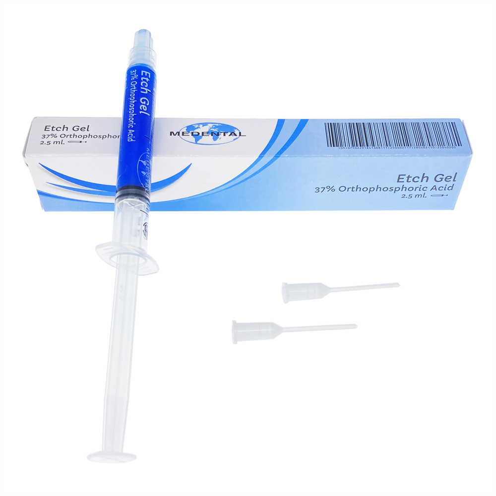 Dental MEDENTAL ETCHANT ETCH GEL 37% Qrthophosphoric Acid 2.5ml Syringe