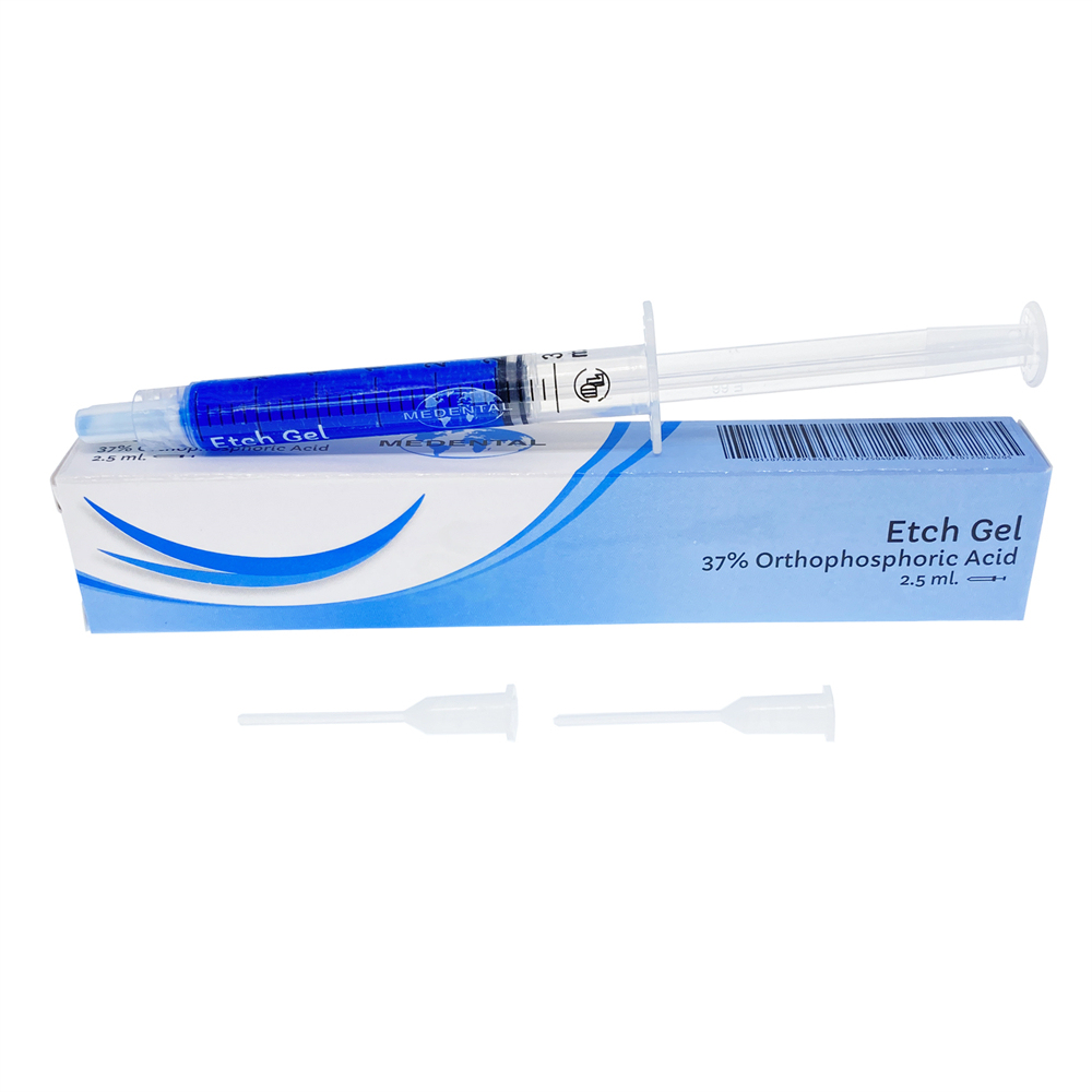 Dental MEDENTAL ETCHANT ETCH GEL 37% Qrthophosphoric Acid 2.5ml Syringe
