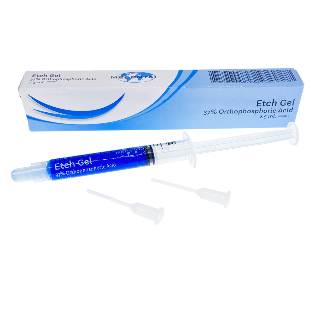 Dental MEDENTAL ETCHANT ETCH GEL 37% Qrthophosphoric Acid 2.5ml Syringe
