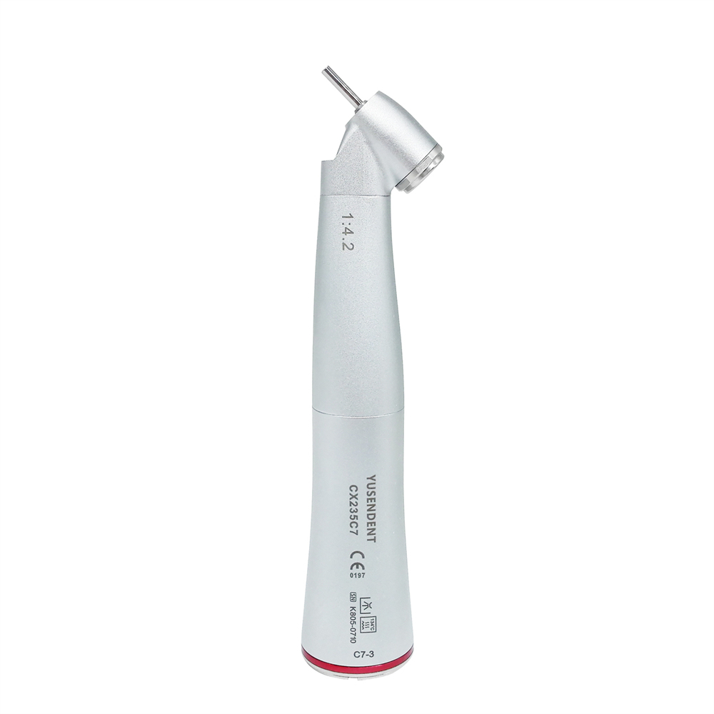 COXO YUSENDENT CX235 C7-3 1:4.2 Dental Fiber Optic 45° Surgical Contra Angle Handpiece