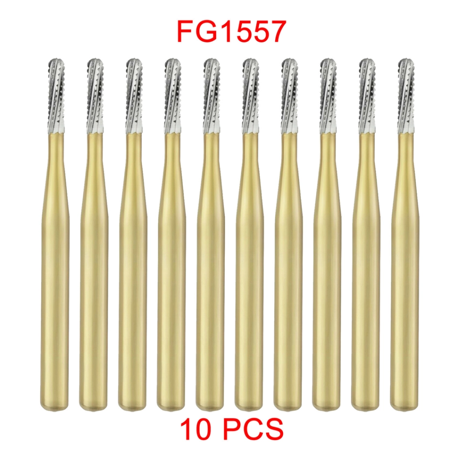 RA #4 Round Carbide Bur – 10 Pack, Slow Speed Latch, Midwest Type