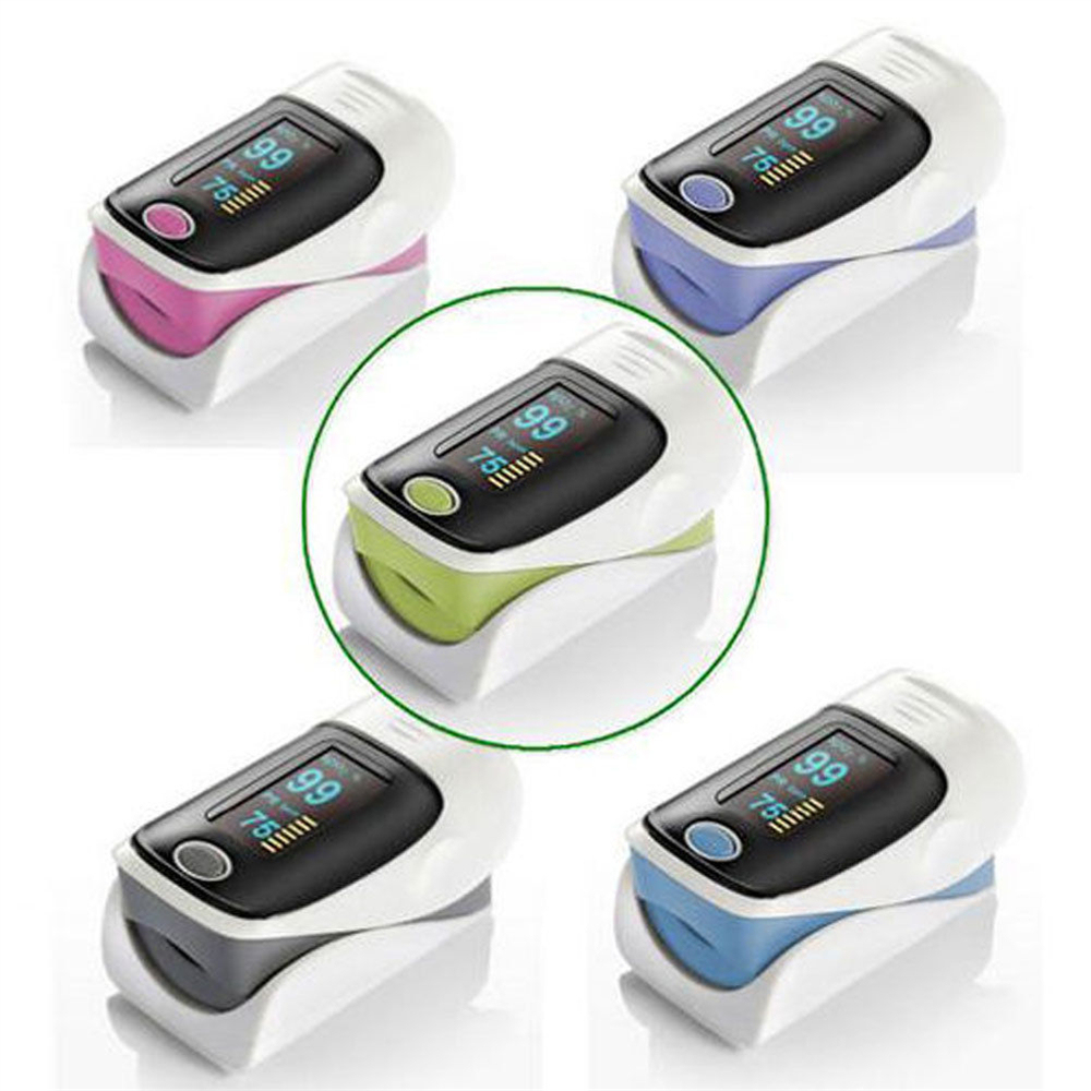 OLED Fingertip Pulse Oximeter Blood Oxygen SpO2 PR PI Heart Rate Monitor FDA CE