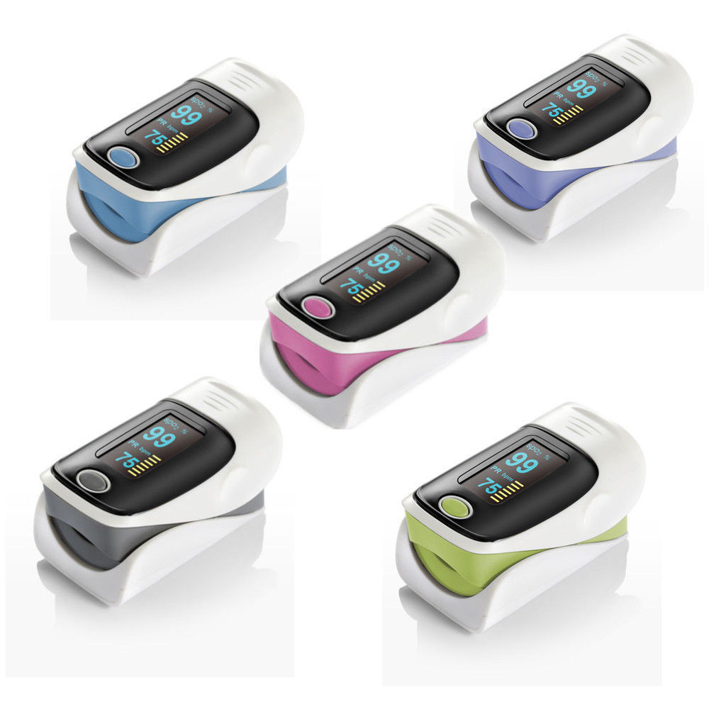OLED Fingertip Pulse Oximeter Blood Oxygen SpO2 PR PI Heart Rate Monitor FDA CE