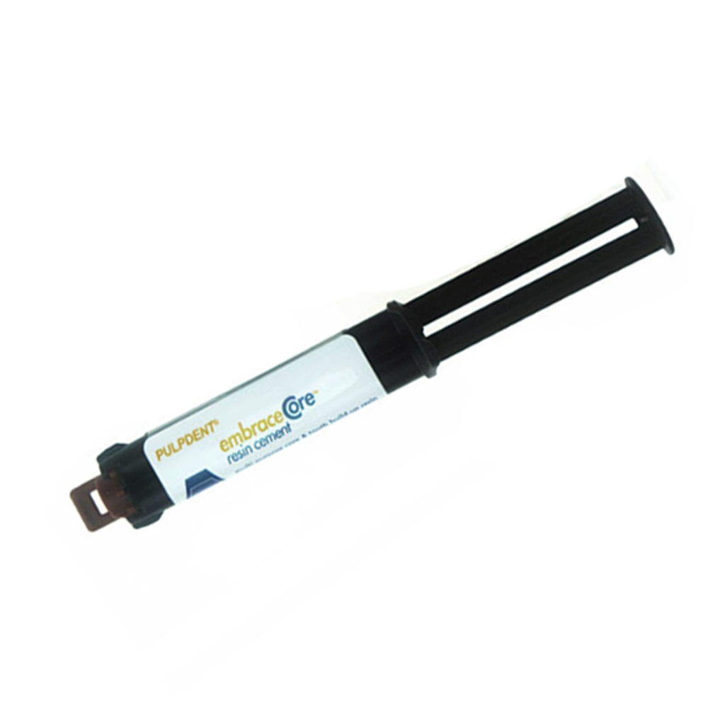 PULPDENT Embracecore Dental  Resin Cement Automix Syringe Dual Cure 5ml