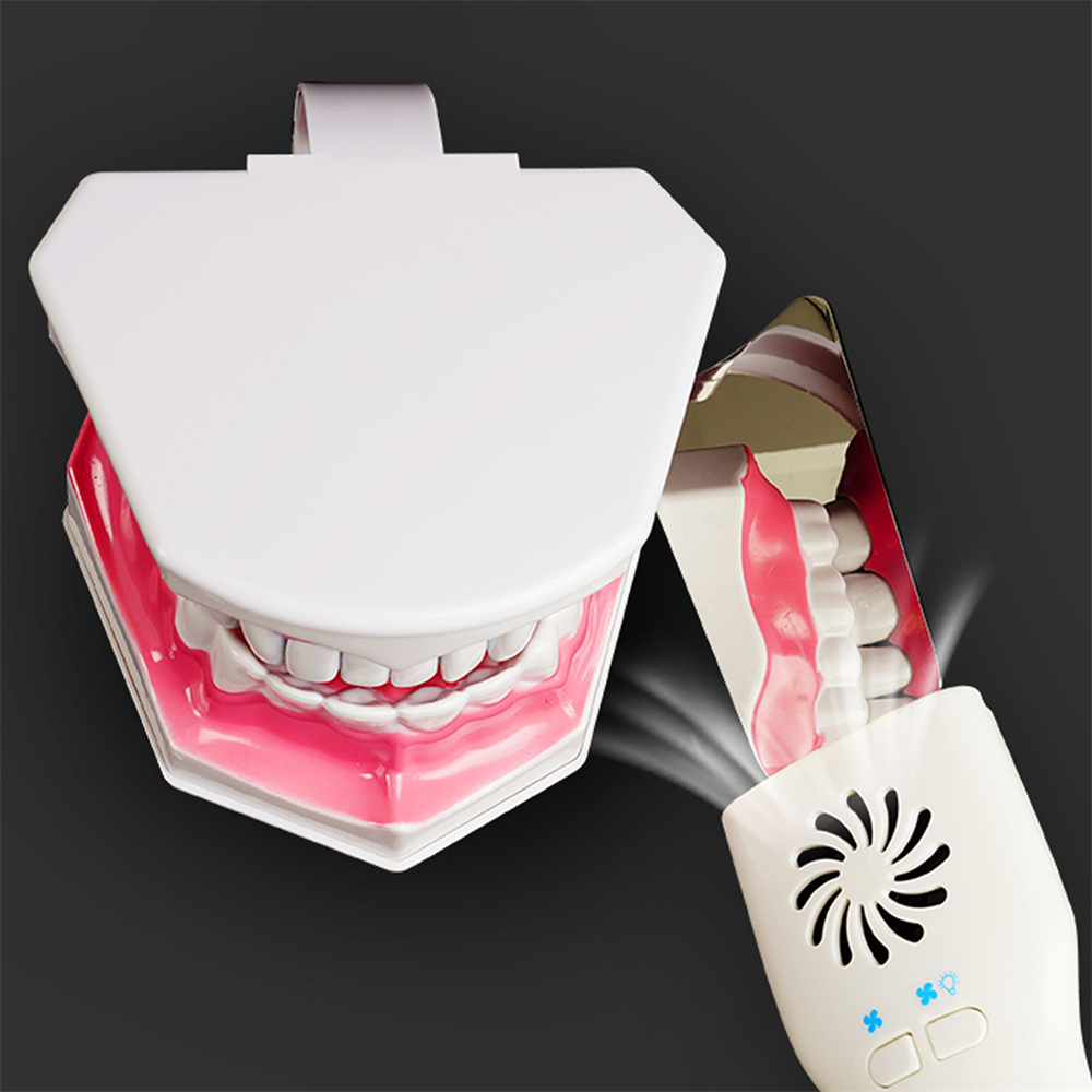 Dental Occlusal Mirror Fog Free LED Intra Oral Photo System 4 Mirrors Anti-Fog