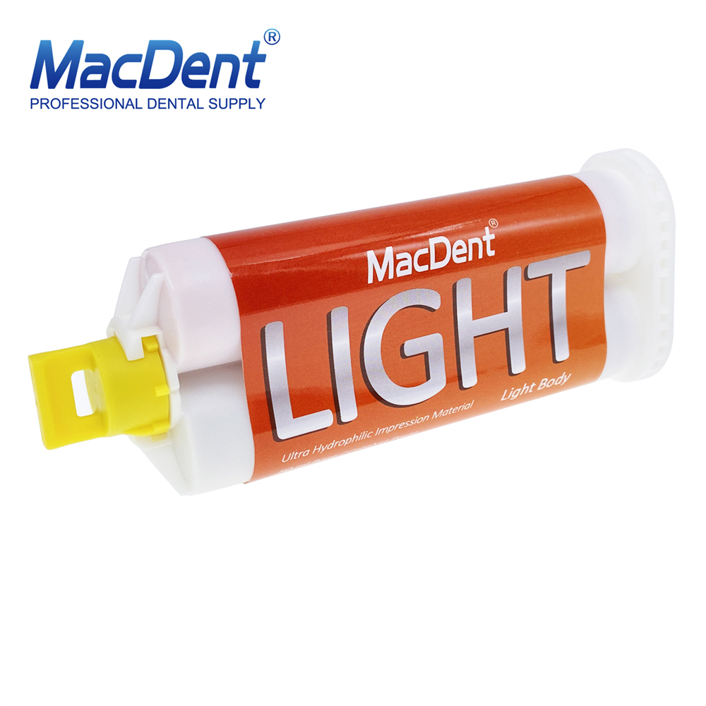 MacDent Silicone Impression Material Light Body PVS regular set Dental Materials 50ml