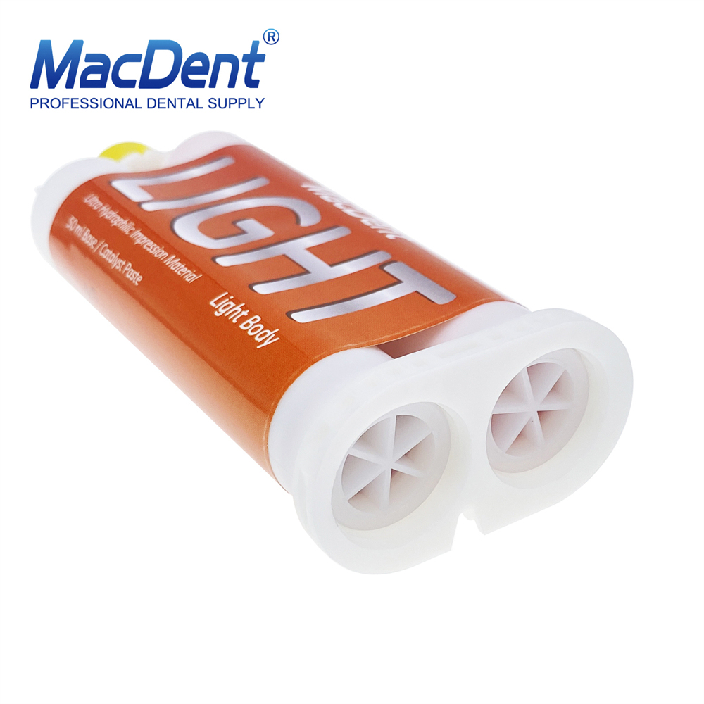 MacDent Silicone Impression Material Light Body PVS regular set Dental Materials 50ml