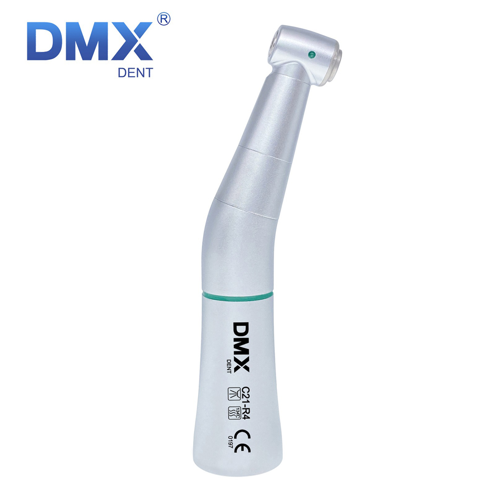 DMXDENT Dental Low Speed Handpiece Contra Angle 4:1 1:1 Fiber Optic fit NSK KAVO