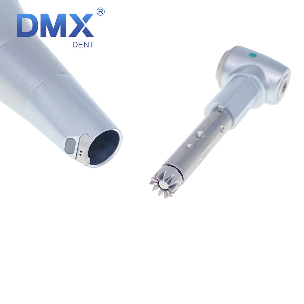 DMXDENT Dental Low Speed Handpiece Contra Angle 4:1 1:1 Fiber Optic fit NSK KAVO