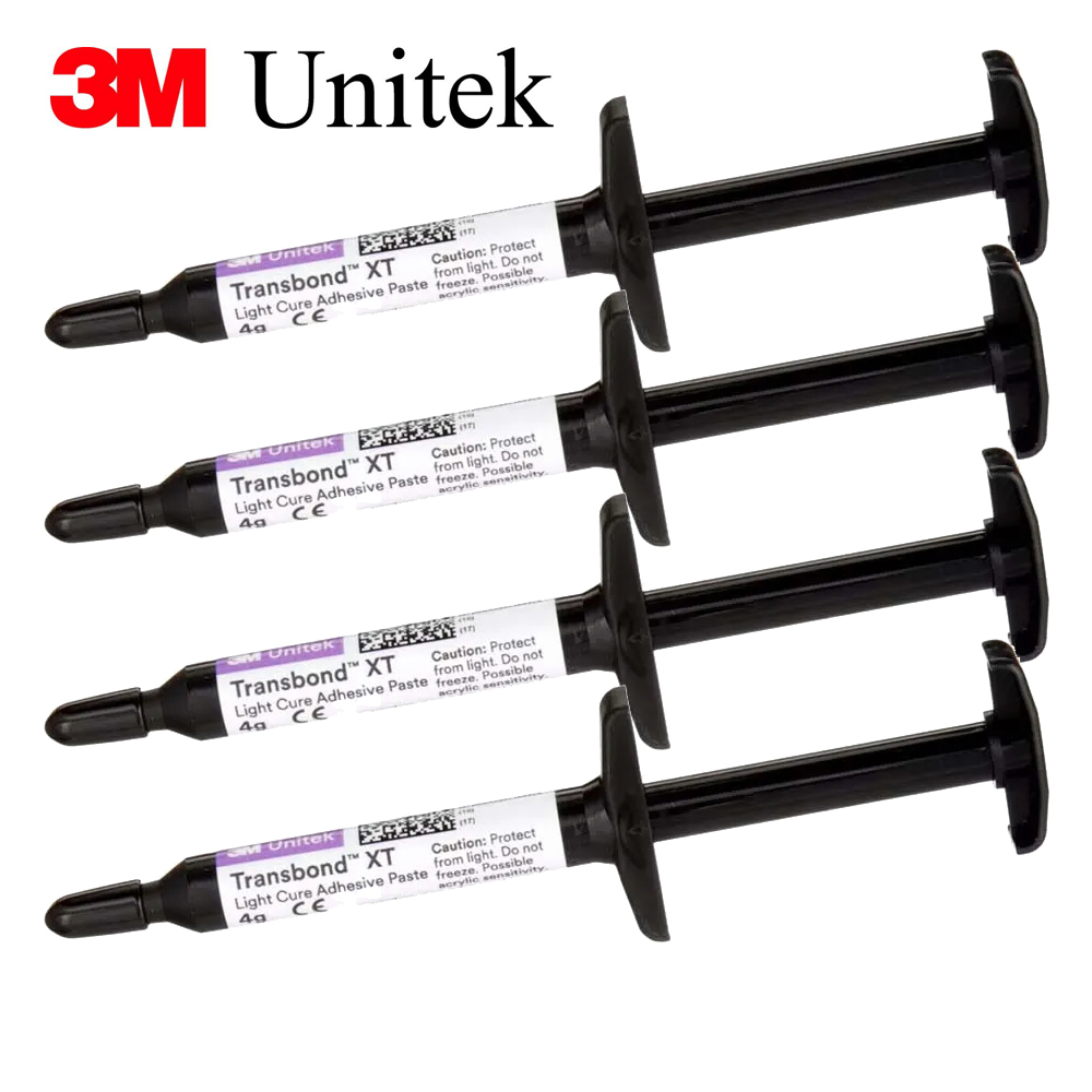 3M Unitek Transbond XT Orthodontic Light-Cure Adhesive Paste Refill Syringes 4x4 Gm