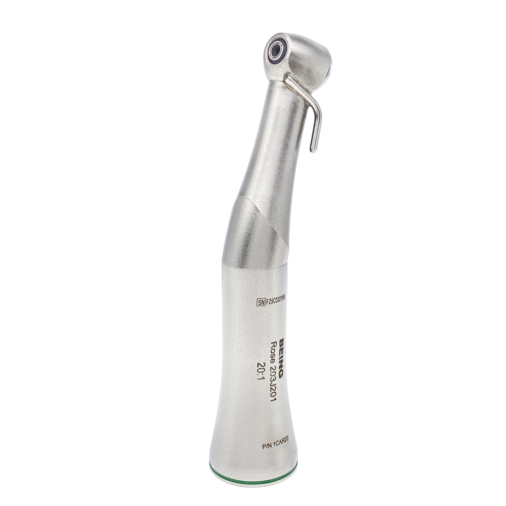 BEING 20:1 Dental Fiber Optic Contra Angle Low Speed Implant Handpiece