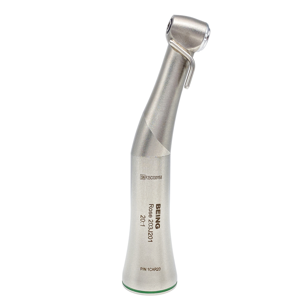 BEING 20:1 Dental Fiber Optic Contra Angle Low Speed Implant Handpiece