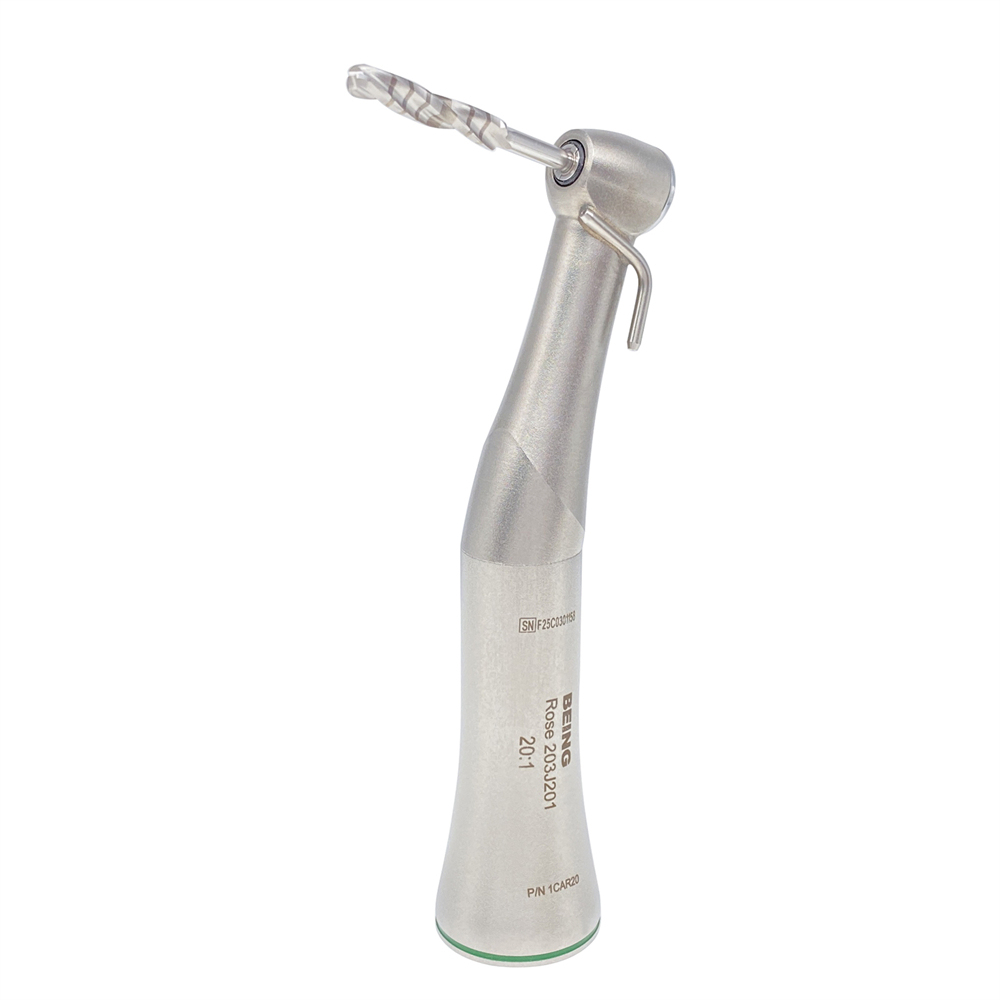 BEING 20:1 Dental Fiber Optic Contra Angle Low Speed Implant Handpiece