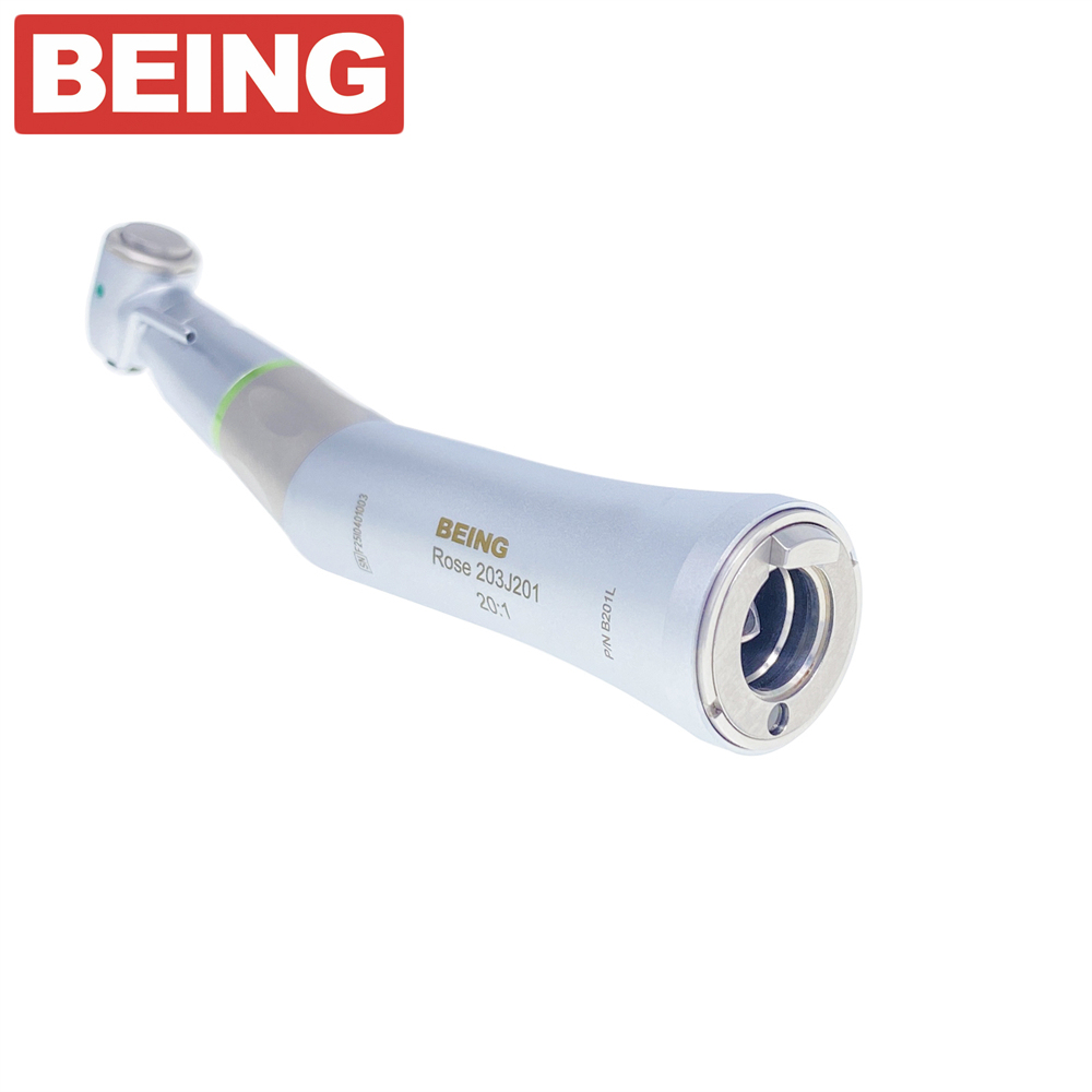 BEING 20:1 Dental Fiber Optic Contra Angle Low Speed Implant Handpiece