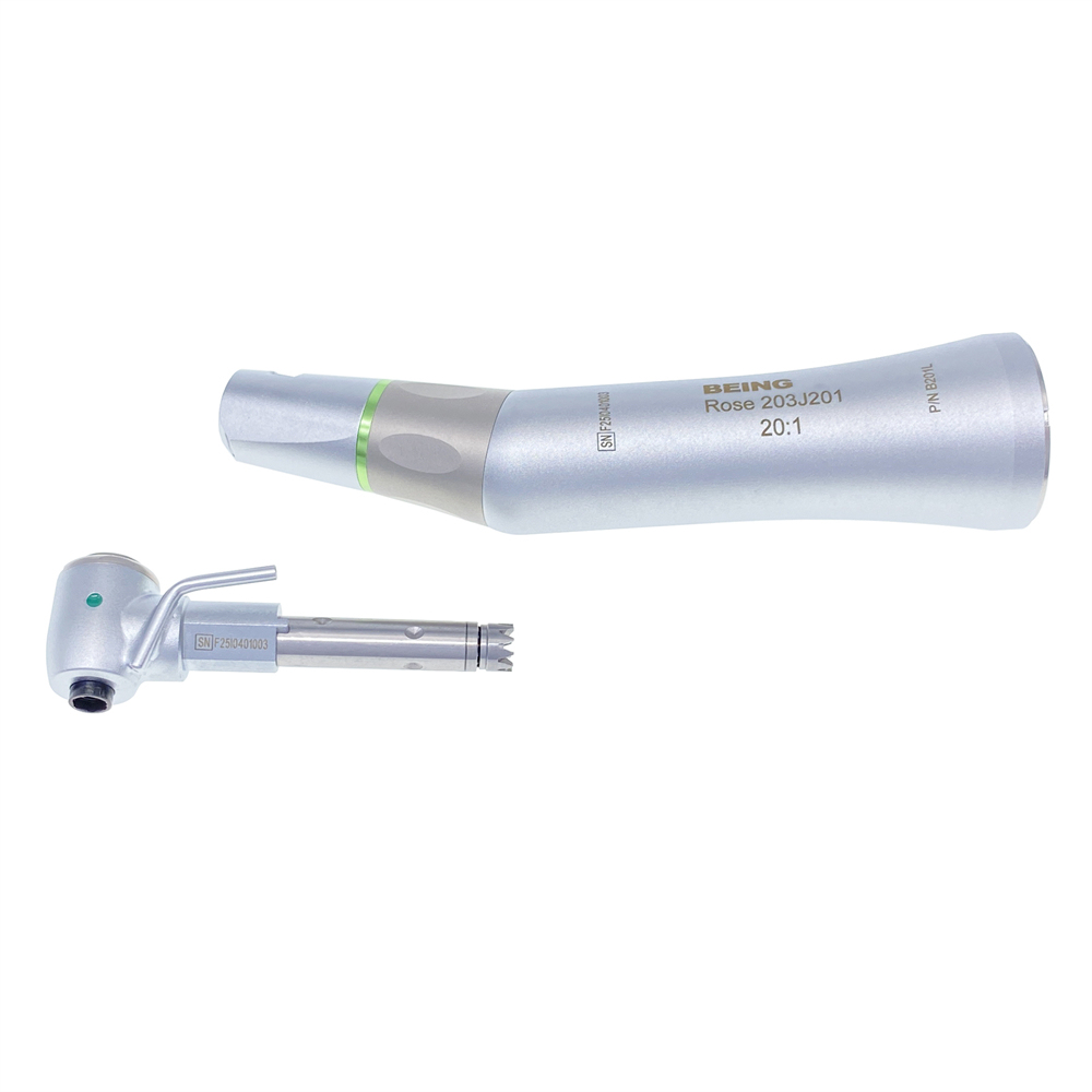BEING 20:1 Dental Fiber Optic Contra Angle Low Speed Implant Handpiece