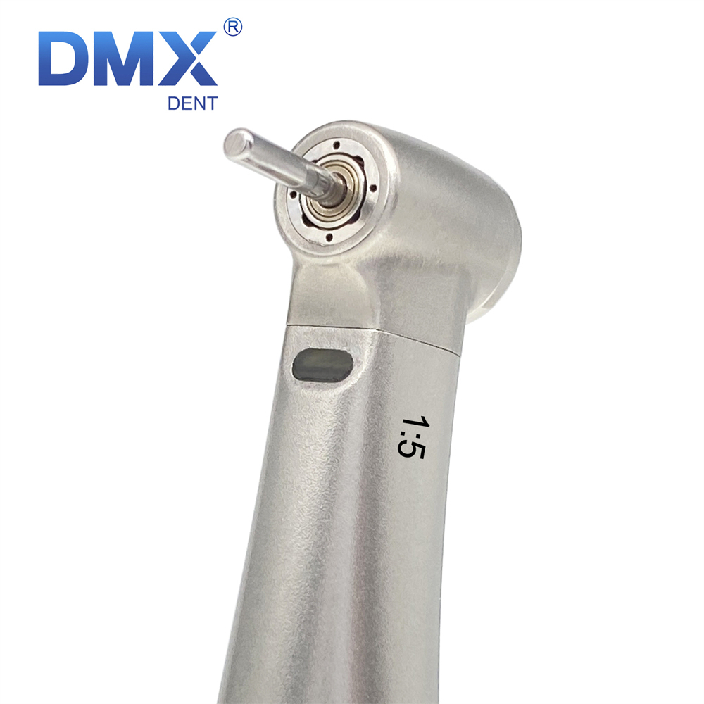 DMXDENT C18-M/C18F-M/C18F-IR5M Dental 1:1 / 1:5 Fiber Optic Contra Angle Handpiece