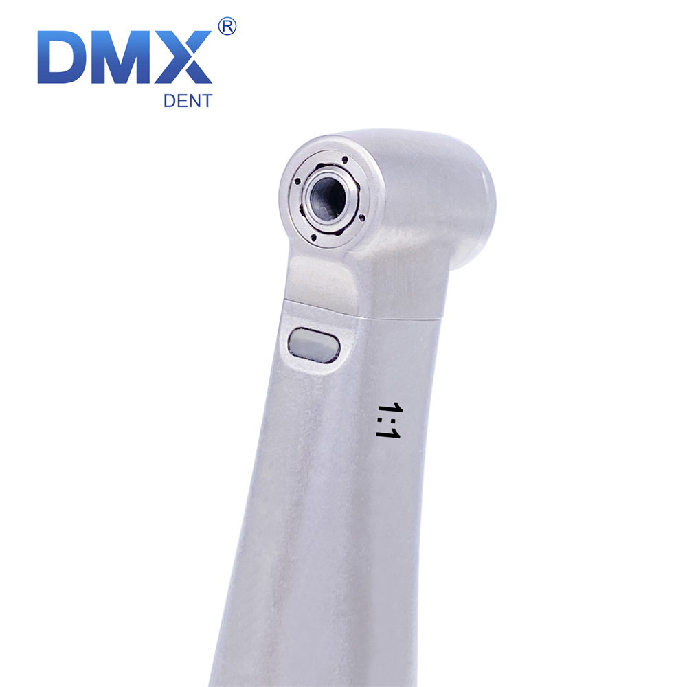 DMXDENT C18-M/C18F-M/C18F-IR5M Dental 1:1 / 1:5 Fiber Optic Contra Angle Handpiece