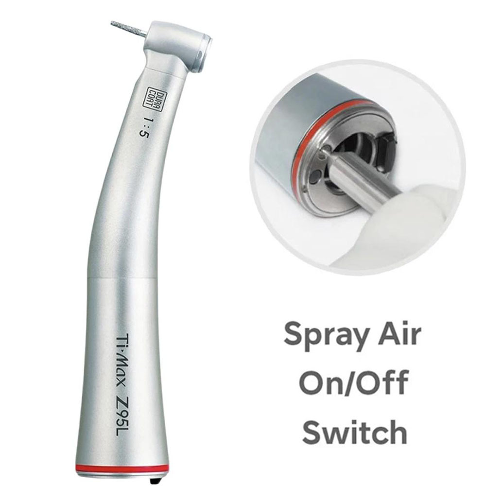 Ti-Max Z95L Dental 1:5 Increasing Fiber Optic Contra Angle Handpiece fit NSK