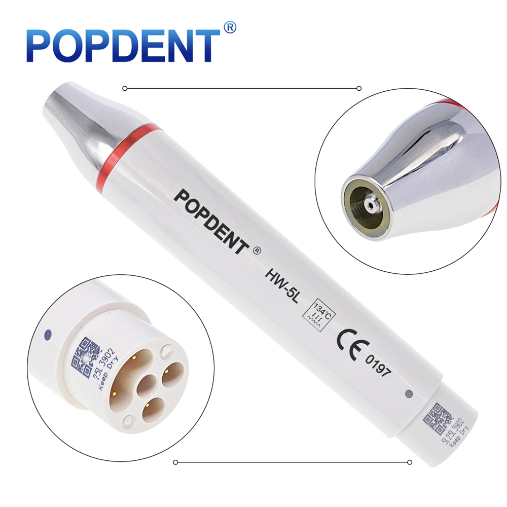 POPDENT Dental Ultrasonic Scaler Detachable Handpiece Fit HD-7H / HD-7L / HW-3H / HW-5L