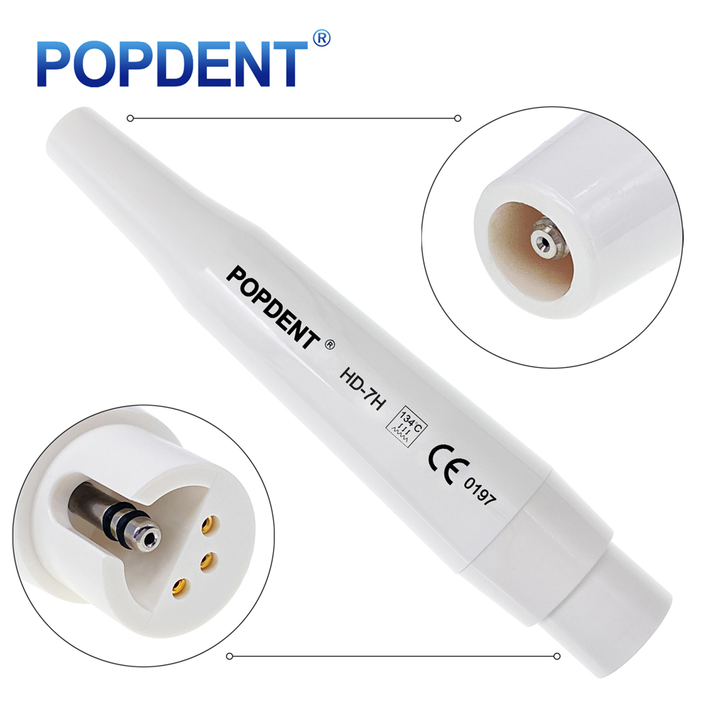POPDENT Dental Ultrasonic Scaler Detachable Handpiece Fit HD-7H / HD-7L / HW-3H / HW-5L