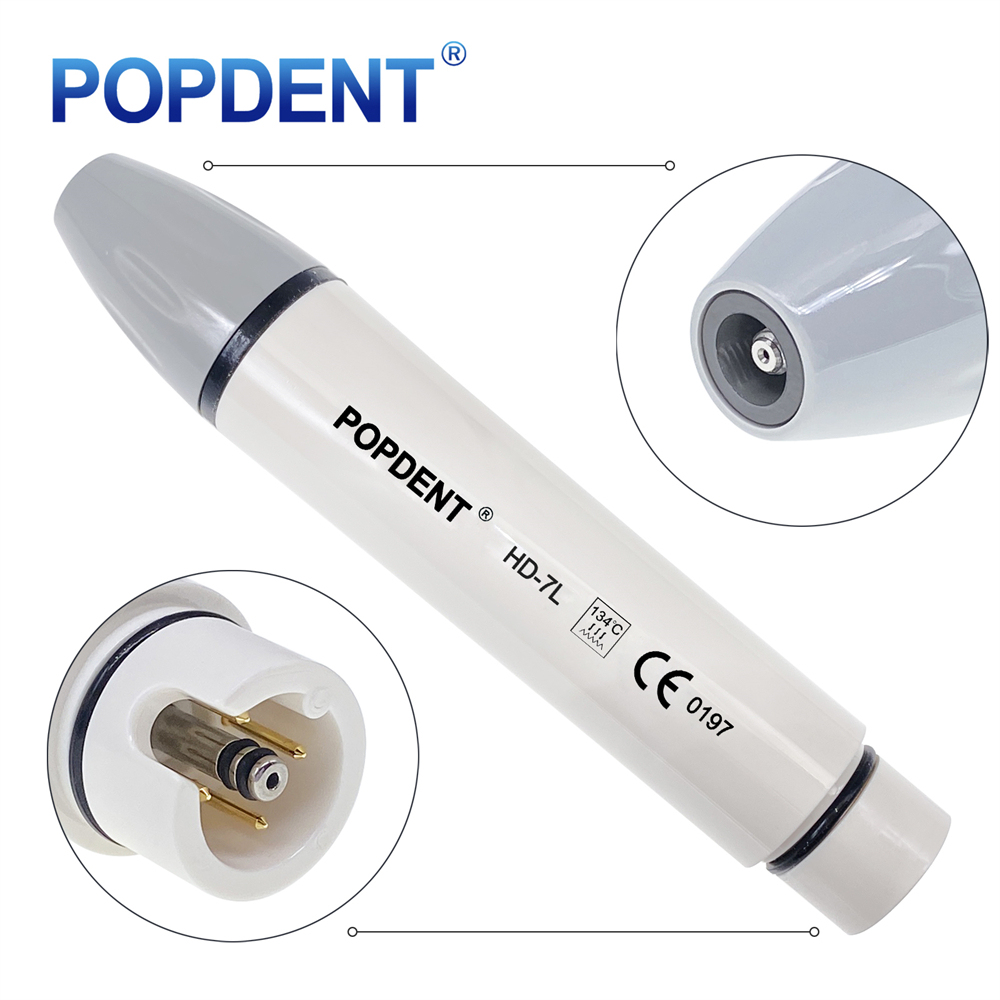 POPDENT Dental Ultrasonic Scaler Detachable Handpiece Fit HD-7H / HD-7L / HW-3H / HW-5L