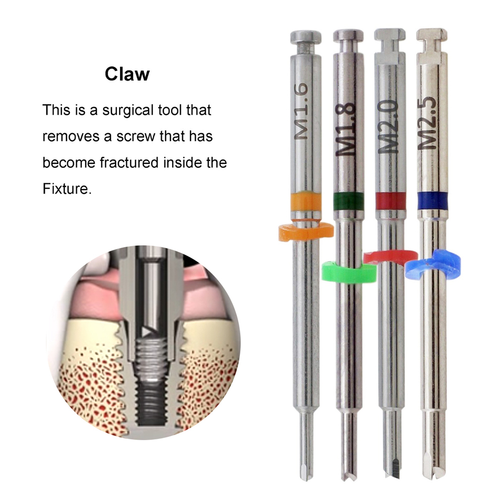 Dental Implant Broken Screw Remover Kit Surgical Tool Instrument