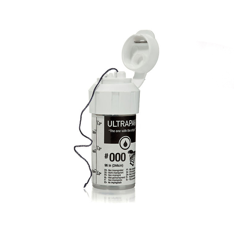Ultrapak Dental Gingival Retraction Knitted Cord Packing Ultradent #00 #0 #1 #2