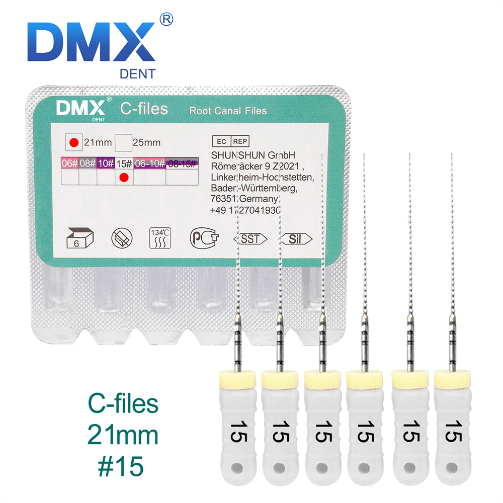 DMXDENT Dental Endodontics C Files Hand Use File for Root Canal