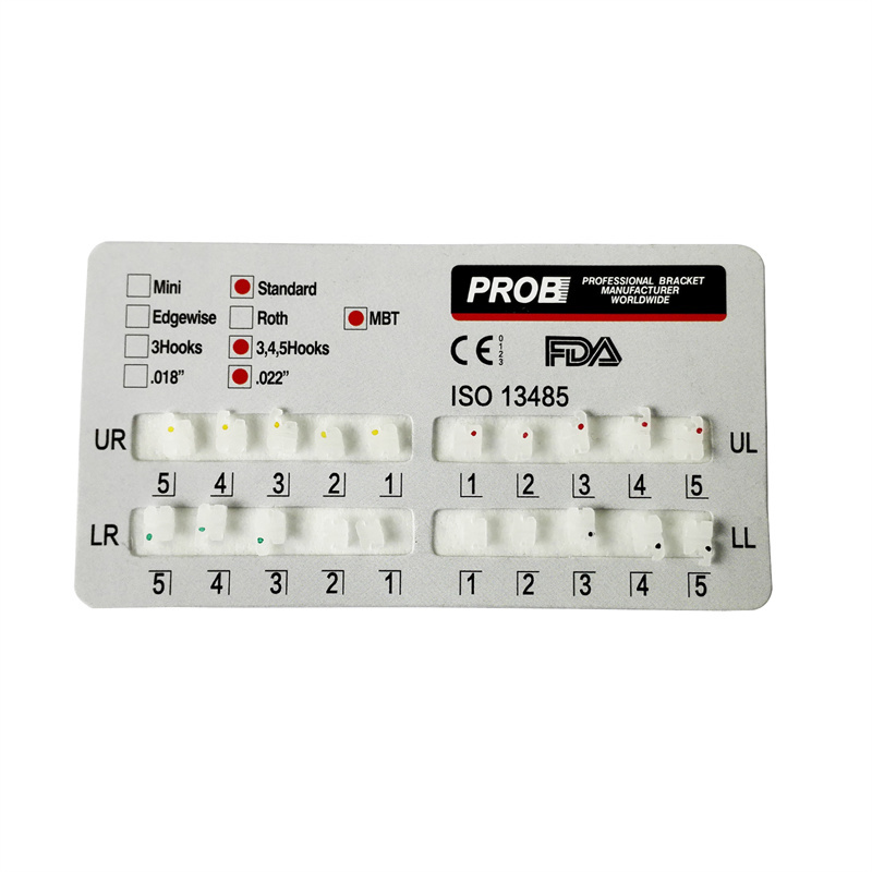 Dental PROB Orthodontic Ceramic Brackets