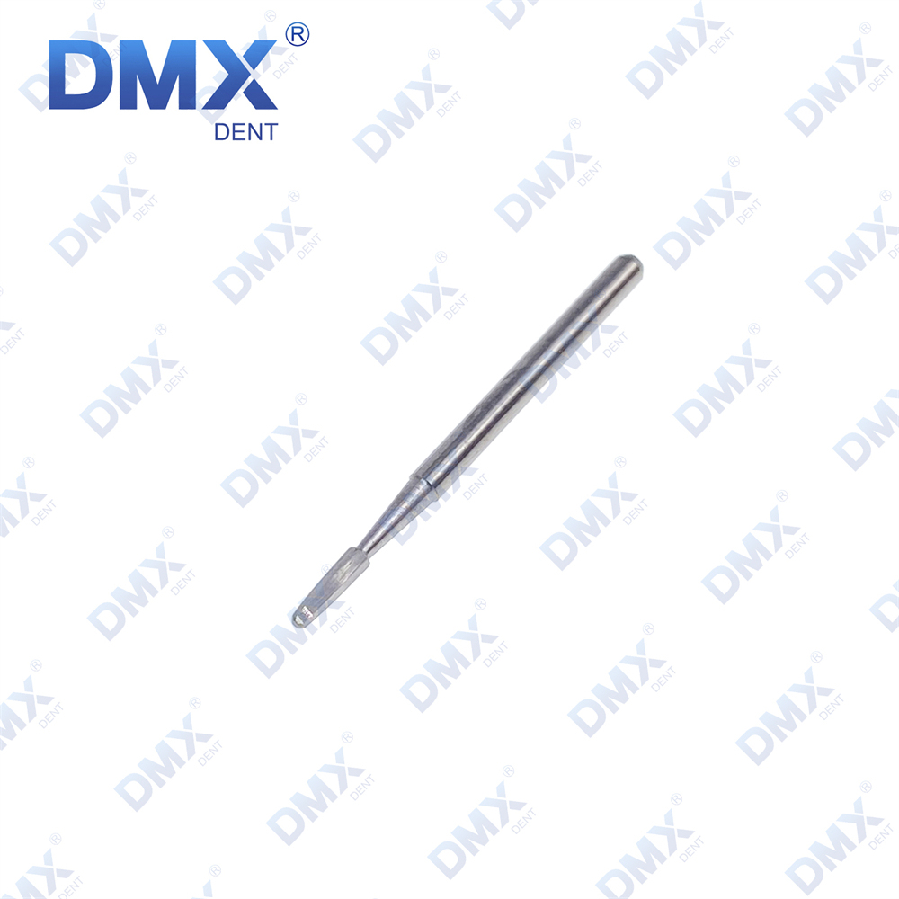 10Pcs DMXDENT Dental Tungsten Carbide Burs Trimming & Finishing Safe End Taper FG ET5